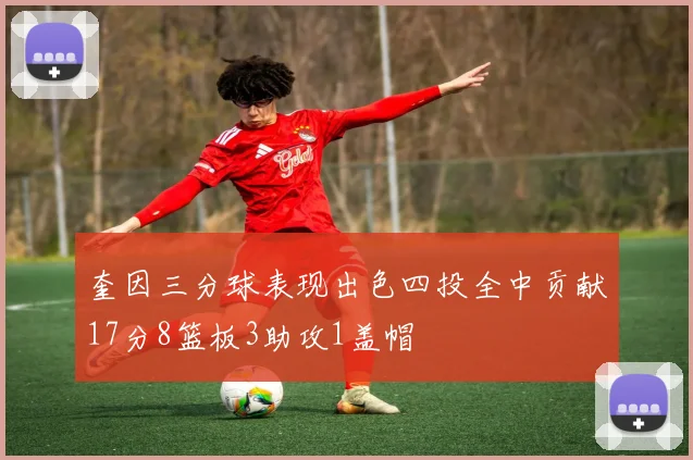奎因三分球表现出色四投全中贡献17分8篮板3助攻1盖帽